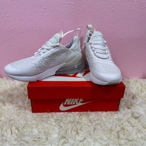 Nike White Air Max 270 Sneakers